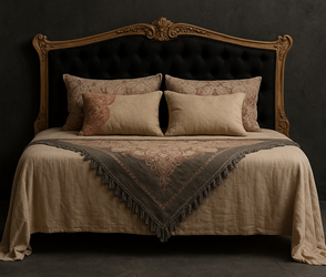 Lit de Style Baroque - Tête de Lit de Style Baroque - Modèle Cabriolet VI