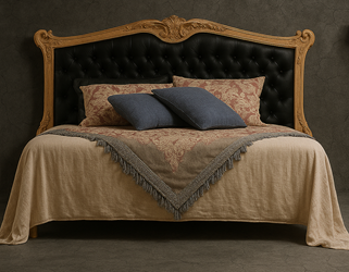 Lit de Style Baroque - Tête de Lit de Style Baroque - Modèle Cabriolet VI