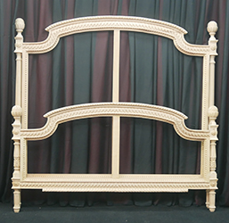 carcasse brute de lit style Louis XVI bois massif Meubles Dobois