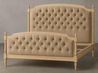 lit Louis XVI haut de gamme bois massif sculpté Meubles Dobois
