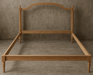 lit de style Louis XVI artisanal bois sculpté Meubles Dobois