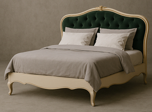 chambre avec lit cabriolet Louis XV artisanal Meubles Dobois