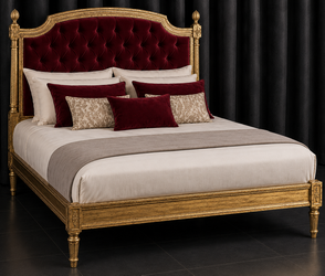 lit de style Louis XVI personnalisable en bois massif - Meubles Dobois
