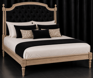 lit Louis XVI version simple avec tête de lit personnalisable - Meubles Dobois
