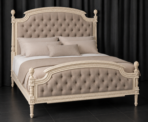 lit de style Louis XVI fabriqué sur mesure - Meubles Dobois