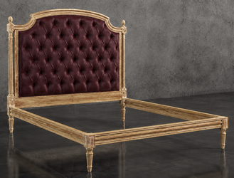 chambre avec lit de style Louis XVI baroque - Meubles Dobois
