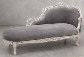Méridienne Marie Antoinette de Style Louis XV 