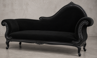 Méridienne Valentino de Style Louis XV