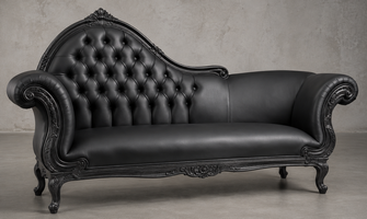 Méridienne Valentino de Style Louis XV