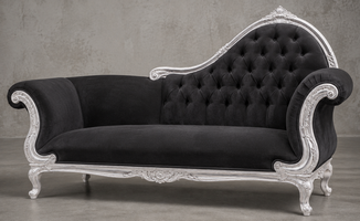 Méridienne Valentino de Style Louis XV