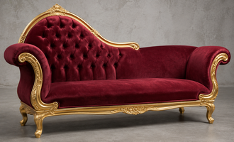 Méridienne Valentino de Style Louis XV