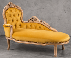 Méridienne Baroque de Style Louis XV