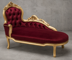 Méridienne Baroque de Style Louis XV