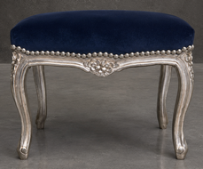 Repose-pieds Style Louis XV bois doré patiné meubles dobois
