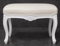 Repose-pieds Style Louis XV bois brut meubles dobois