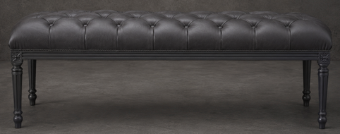 Bancs Style Louis XVI tissu lin naturel meubles dobois
