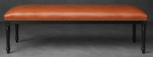 Repose-pieds Style Louis XVI bois laqué noir meubles dobois