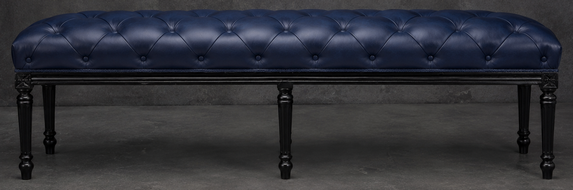 Bouts de Lit Style Louis XVI bois argenté meubles dobois
