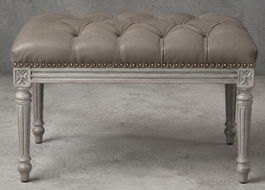 Bouts de Lit Style Louis XVI bois cérusé noir meubles dobois