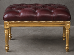Bancs Style Louis XVI tissu velours noir meubles dobois