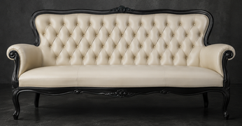 Canapé Cabriolet de Style Louis XV 