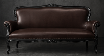 Canapé Cabriolet de Style Louis XV 