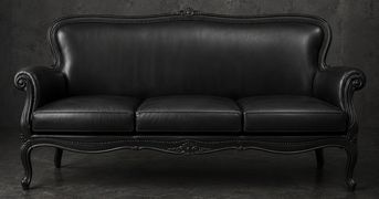 Canapé Cabriolet de Style Louis XV 