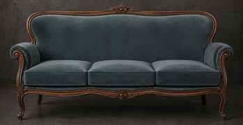 Canapé Cabriolet de Style Louis XV 