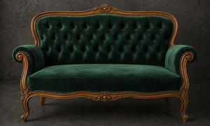 Canapé Cabriolet de Style Louis XV 
