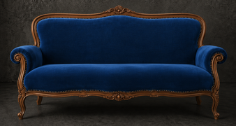 Canapé Cabriolet de Style Louis XV 