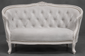 banquette marquise style baroque Louis XV