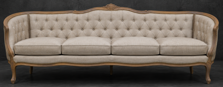 canapé marquise style Louis XV en bois sculpté MEUBLES DOBOIS