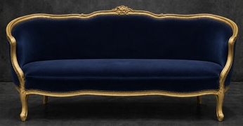 banquette marquise style Louis XV et baroque