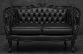 banquette marquise style baroque pour salon classique