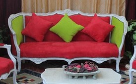 Canapé marquise style Louis XV en bois sculpté doré – MEUBLES DOBOIS