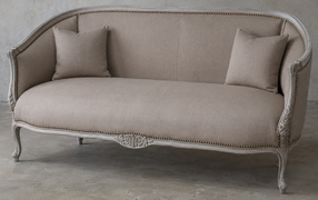 Canapé ottomane de style baroque pour décoration classique