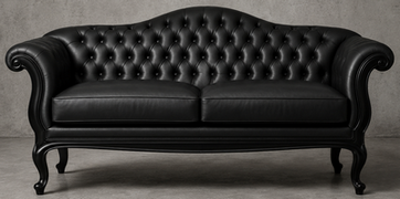 Canapé baroque Pompadour avec finitions personnalisables