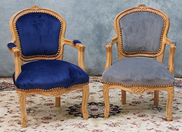 Fauteuil cabriolet enfant personnalisable en bois massif - MEUBLES DOBOIS