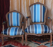 Fauteuil cabriolet enfant de style Louis XV fabriqué à la demande - MEUBLES DOBOIS