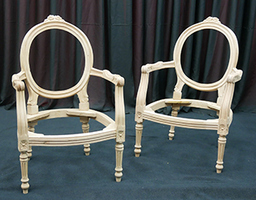 Fauteuil Médaillon Enfant Style Louis XVI
