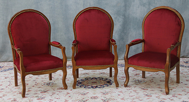 Fauteuil Voltaire enfant artisanal personnalisable - MEUBLES DOBOIS