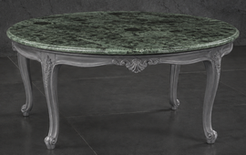 Grande table basse ronde de salon style Louis XV sur mesure - LES MEUBLES DOBOIS