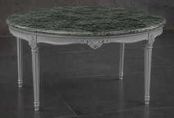Table basse ronde de salon style Louis XVI personnalisable - LES MEUBLES DOBOIS