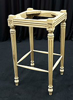 Petit tabouret de bar Louis XVI LES MEUBLES DOBOIS