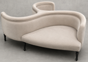FAUTEUILS INDISCRET 3 PLACES